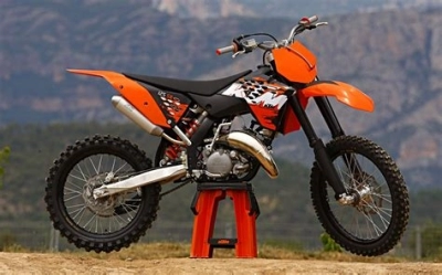 KTM 125 SX maintenance and accessories