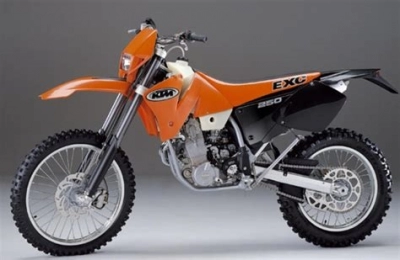 KTM 250 EXC 2 Racing  maintenance and accessories