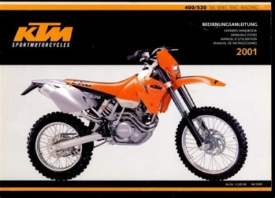 KTM 520 EXC 1 Racing  maintenance and accessories