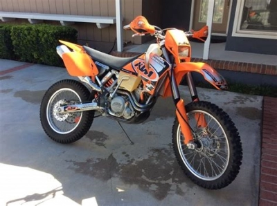 KTM 520 EXC 2 Racing  maintenance and accessories