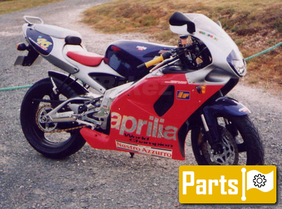 De onderdelen catalogus van de Aprilia Rs 125 Eng 123cc 1996, 125cc