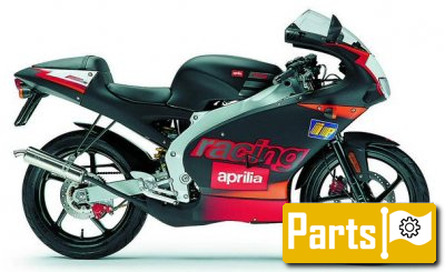De onderdelen catalogus van de Aprilia Rs 50 Tuono 2003, 50cc