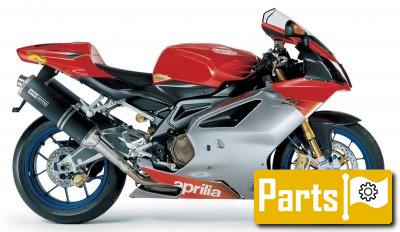 De onderdelen catalogus van de Aprilia Rsv 1000 2004 - 2008, 1000cc