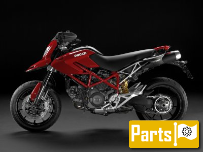 De onderdelen catalogus van de Ducati HYPERMOTARD Evo Sp Corse Edition 2012, 1100cc