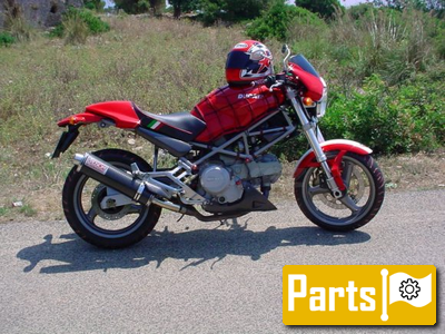De onderdelen catalogus van de Ducati MONSTER 2001, 600cc