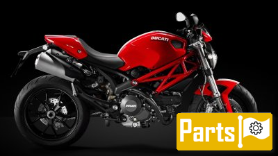 De onderdelen catalogus van de Ducati MONSTER Thailand 2012 - 2015, 795cc