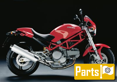 De onderdelen catalogus van de Ducati Monster Dark 800 2005