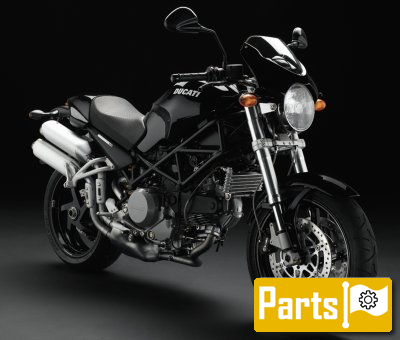 De onderdelen catalogus van de Ducati MONSTER S2r 2007, 800cc