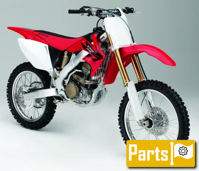 De onderdelen catalogus van de Honda Crf250x 2006, 250cc