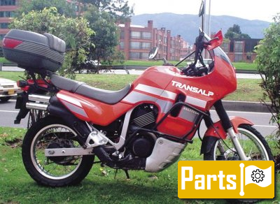 De onderdelen catalogus van de Honda Xl600v Transalp 1991, 600cc