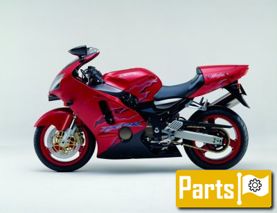De onderdelen catalogus van de Kawasaki Ninja Zx 12r 2000, 1200cc