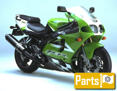 De onderdelen catalogus van de Kawasaki Ninja Zx 7r 2000, 750cc