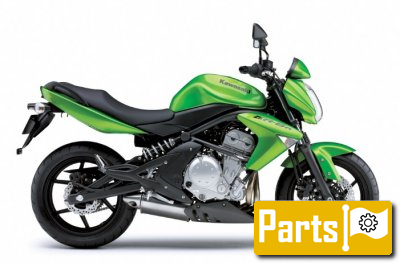 De onderdelen catalogus van de Kawasaki Er 6n Abs 2008, 650cc