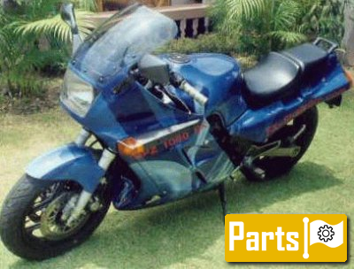 De onderdelen catalogus van de Kawasaki Gpz900r 1989, 900cc