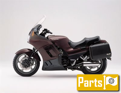 De onderdelen catalogus van de Kawasaki 1000 Gtr 2002, 1000cc