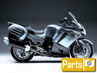 De onderdelen catalogus van de Kawasaki 1400gtr 2008, 1400cc