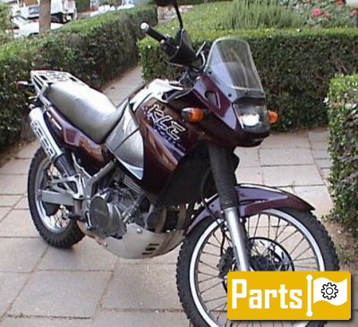De onderdelen catalogus van de Kawasaki Kle500 1999, 500cc