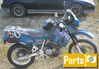 De onderdelen catalogus van de Kawasaki Klr650 1998, 650cc