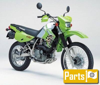 De onderdelen catalogus van de Kawasaki Klr650 2002, 650cc