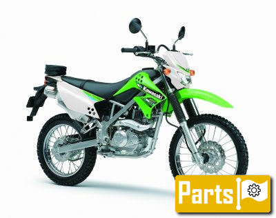 De onderdelen catalogus van de Kawasaki Klx125 2013, 125cc