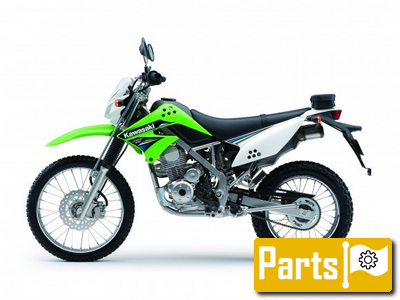 De onderdelen catalogus van de Kawasaki Klx125 2015, 125cc