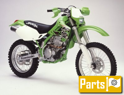 De onderdelen catalogus van de Kawasaki Klx300r 2000