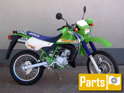 De onderdelen catalogus van de Kawasaki Kmx125 Sw 1995, 125cc