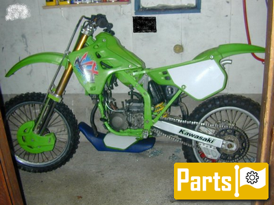 De onderdelen catalogus van de Kawasaki Kx250 1991, 250cc