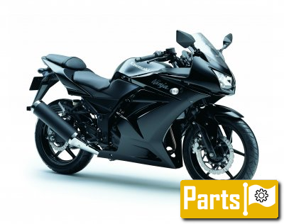 De onderdelen catalogus van de Kawasaki Ninja 250r 2011, 250cc