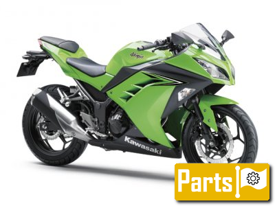 De onderdelen catalogus van de Kawasaki Ninja 250sl Abs 2016, 250cc