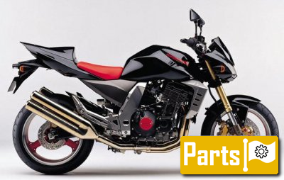 De onderdelen catalogus van de Kawasaki Z1000 2003