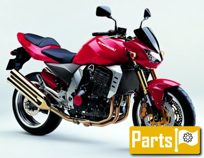 De onderdelen catalogus van de Kawasaki Z1000 2004, 1000cc