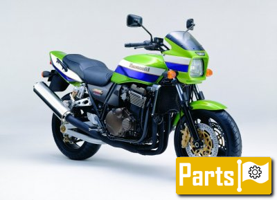 De onderdelen catalogus van de Kawasaki Zrx1200s 2001, 1200cc