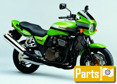 De onderdelen catalogus van de Kawasaki Zrx1200r 2004, 1200cc