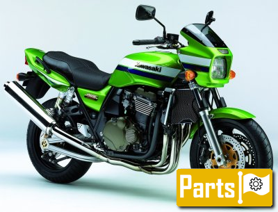 De onderdelen catalogus van de Kawasaki Zrx1200r 2005, 1200cc