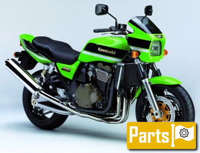 De onderdelen catalogus van de Kawasaki Zrx1200r 2006, 1200cc