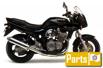 De onderdelen catalogus van de Suzuki Gsf600s Bandit 1997, 600cc
