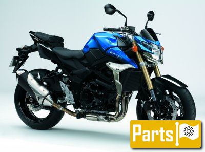 De onderdelen catalogus van de Suzuki Gsr750a 2012, 750cc