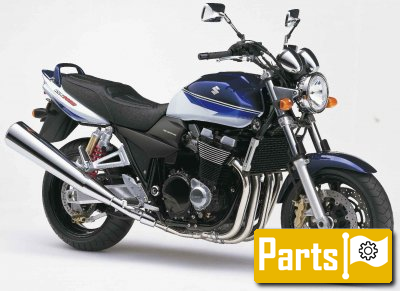 De onderdelen catalogus van de Suzuki Gsx1400 2005, 1400cc