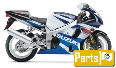 De onderdelen catalogus van de Suzuki Gsx R1000 2002, 1000cc