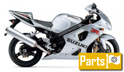De onderdelen catalogus van de Suzuki Gsx R1000 2003, 1000cc