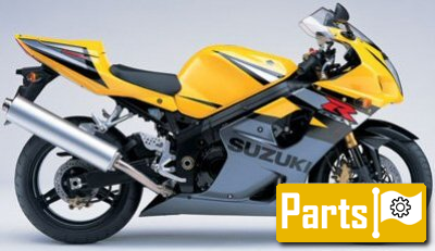 De onderdelen catalogus van de Suzuki Gsx R1000 2004, 1000cc