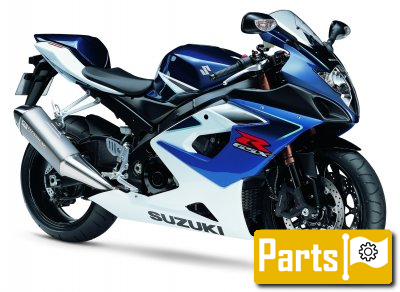 De onderdelen catalogus van de Suzuki Gsx R1000 2006, 1000cc