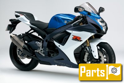 De onderdelen catalogus van de Suzuki Gsx R1000 2012, 1000cc