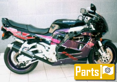 De onderdelen catalogus van de Suzuki Gsx R1100w 1995