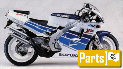 De onderdelen catalogus van de Suzuki Rgv250 1993