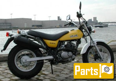 De onderdelen catalogus van de Suzuki Rv125 Vanvan 2003, 125cc