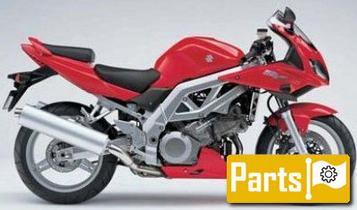 De onderdelen catalogus van de Suzuki Sv1000ns 2004, 1000cc
