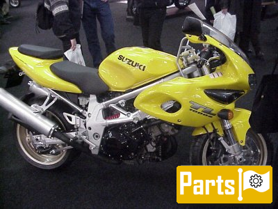 De onderdelen catalogus van de Suzuki Tl1000s 2000, 1000cc