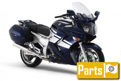 De onderdelen catalogus van de Yamaha Fjr1300as 2010, 1300cc